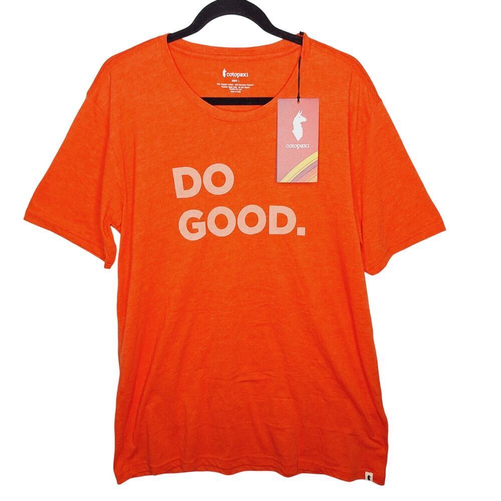 cotopaxi Orange "DO GOOD." Short Sleeve Tee